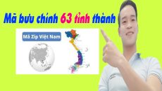 Mã bưu chính 63 tỉnh thành Việt Nam 2023 - (Đình Hào Vlog)