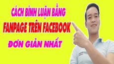 Cách Bình Luận Bằng Fanpage Trên Facebook Cực Dễ - (Đình Hào Vlog)