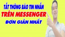 Cách Tắt Thông Báo Tin Nhắn Trên Messenger Đơn Giản - (Đình Hào Vlog)